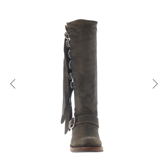 Frye Tall Veronica Strapping Bots - Picture 3 of 13